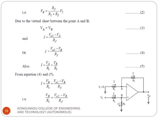KONGUNADU COLLEGE OF ENGINEERING
AND TECHNOLOGY (AUTONOMOUS)
15
 