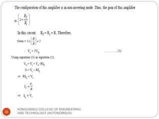 KONGUNADU COLLEGE OF ENGINEERING
AND TECHNOLOGY (AUTONOMOUS)
32
 