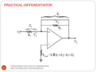 PRACTICAL DIFFERENTIATOR
KONGUNADU COLLEGE OF ENGINEERING
AND TECHNOLOGY (AUTONOMOUS)
67
 