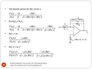 KONGUNADU COLLEGE OF ENGINEERING
AND TECHNOLOGY (AUTONOMOUS)
68
 