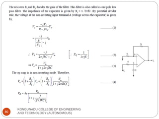 KONGUNADU COLLEGE OF ENGINEERING
AND TECHNOLOGY (AUTONOMOUS)
80
 