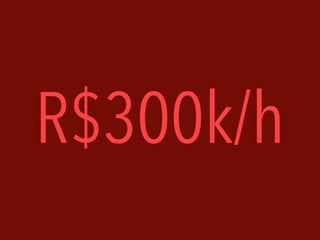 R$300k/h
 