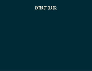 EXTRACT CLASS;

 