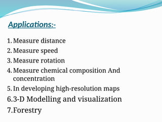 lidar light detection and ranging working | PPTX