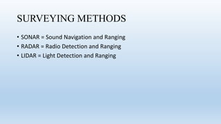 Lidar- light detection and ranging | PPTX