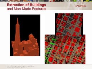 Extraction of Buildings  and Man-Made Features 