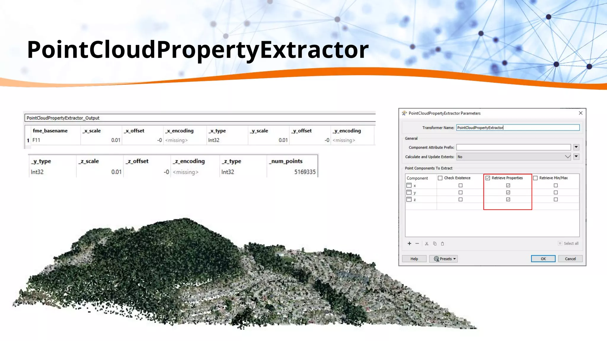 PointCloudPropertyExtractor
 