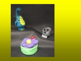 Lidded clay box or jar