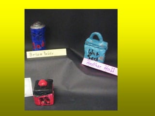 Lidded clay box or jar