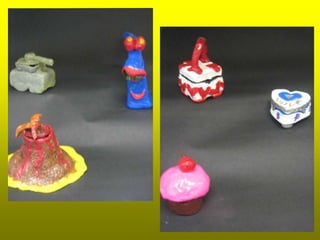 Lidded clay box or jar