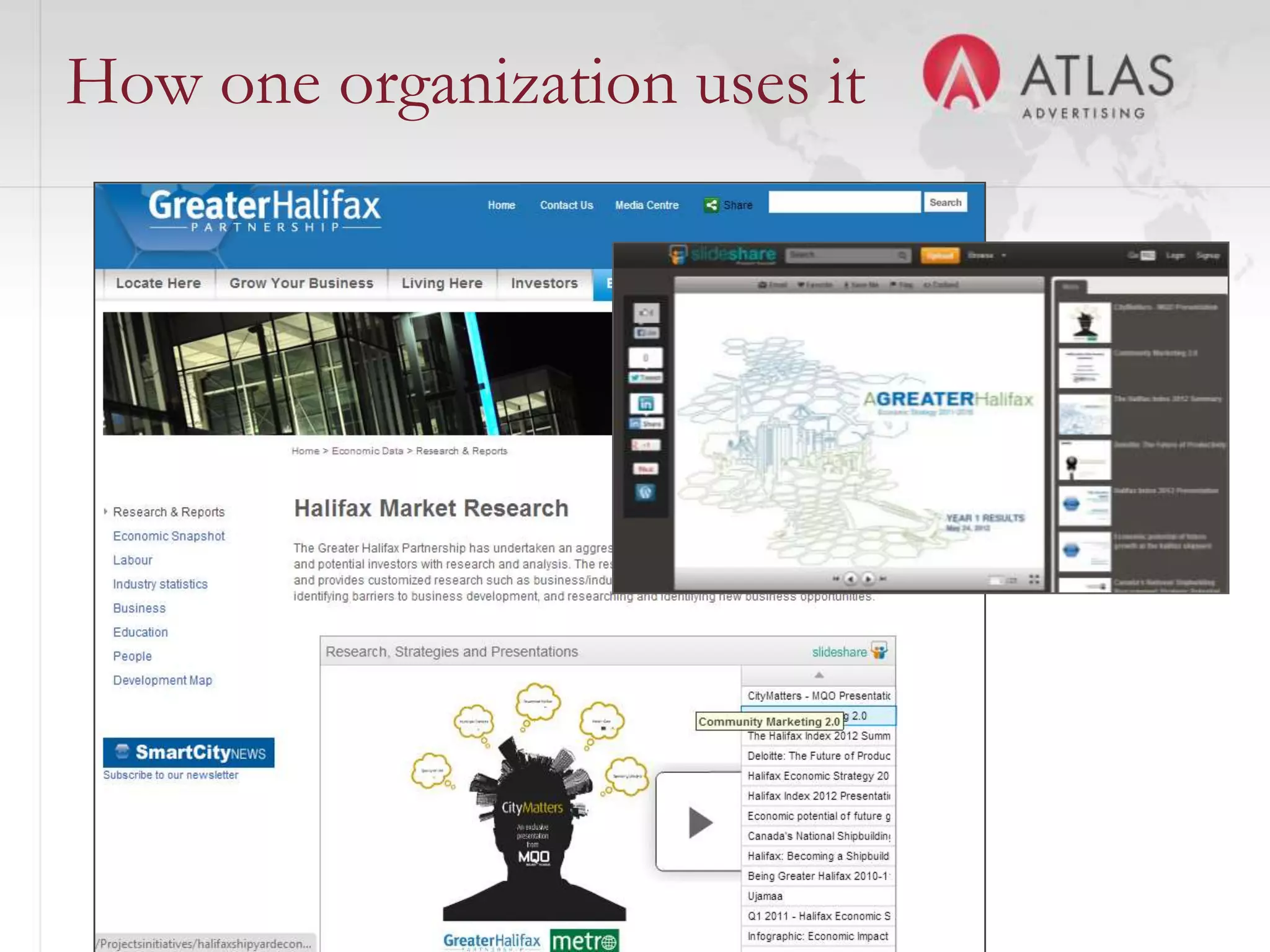 How one organization uses it




                   63
 
