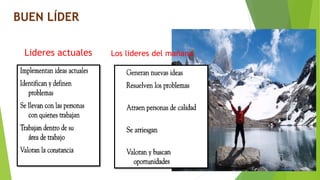 BUEN LÍDER 
Lideres actuales Los lideres del mañana 
 