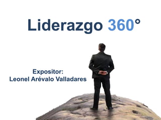 Liderazgo 360°
Expositor:
Leonel Arévalo Valladares
 