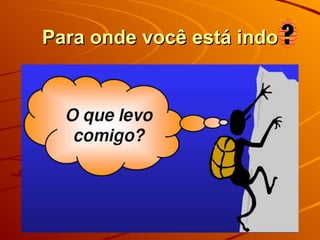 Para onde você está indo 