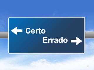 Certo 
Errado 
12 
 