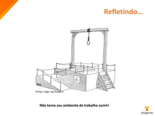 Refletindo…
Não torne seu ambiente de trabalho assim!
 