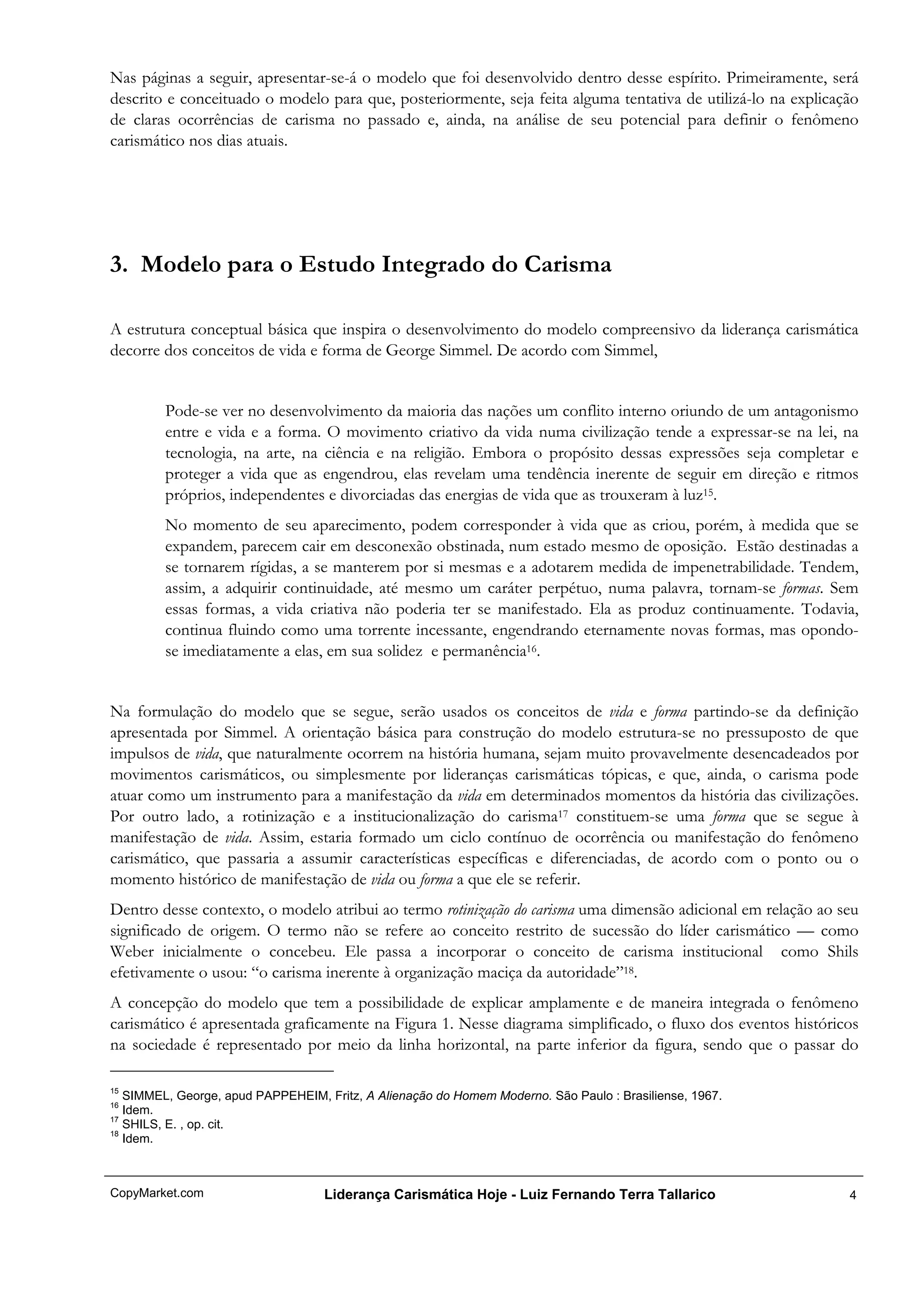 LiderançA CarismáTica Hoje