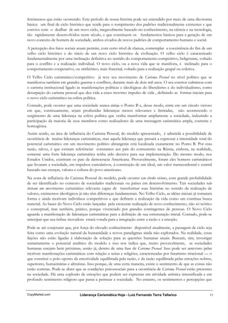 LiderançA CarismáTica Hoje