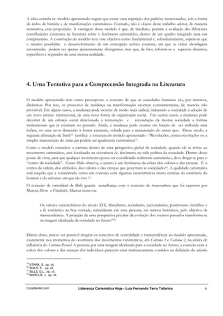 LiderançA CarismáTica Hoje