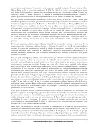 LiderançA CarismáTica Hoje