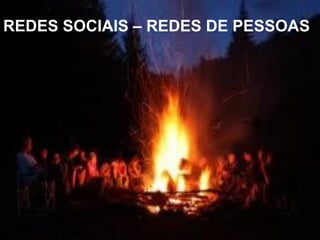 REDES SOCIAIS – REDES DE PESSOAS
 