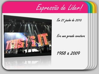 Expressão de Líder!WINTEREm 27 junho de 2010Era uma grande aventura1958 a 2009Template