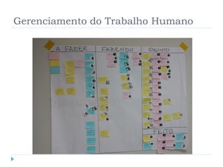 Gerenciamento do Trabalho Humano
 