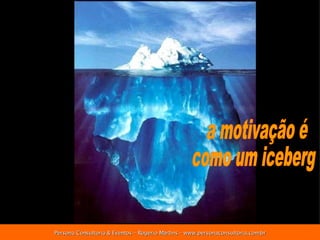 a motivação é como um iceberg 