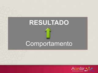 RESULTADO
Comportamento
 