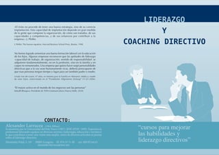 Liderazgo y coaching directivo
