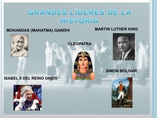 Énfasis en el título.CARACTERÍSTICAS PARA SER UN LIDER EFICAZ1.- La Motivación2.- La Visión 3.- La Perseverancia