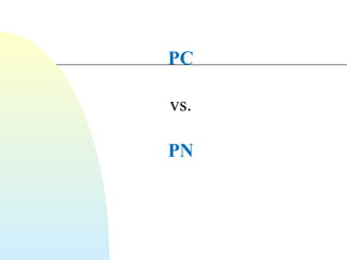 PC 
vs. 
PN 
 