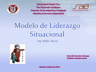 Modelo de Liderazgo 
Situacional 
Ing° Kilber Rocca 
 