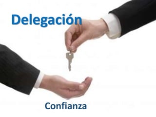 Confianza
Delegación
 