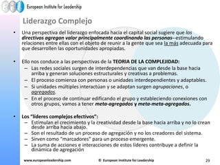 Es un método prescriptivo, no descriptivo (dice lo que has de hacer o no has de hacer en una situación).