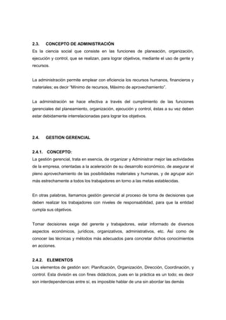 Liderazgo y gerencia