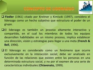 Liderazgo y poder de mando | PDF