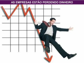 AS EMPRESAS ESTÃO PERDENDO DINHEIRO
 