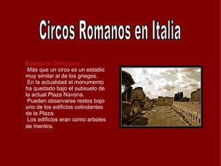- Circo Romano de Mérida 