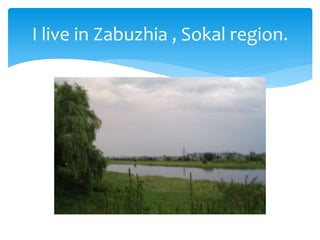 I live in Zabuzhia , Sokal region.
 