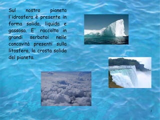 L'idrosfera