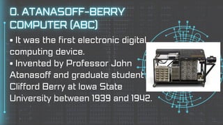 History of computer: basic computing periods | PDF