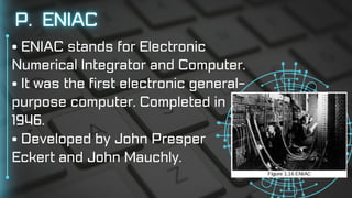 History of computer: basic computing periods | PDF
