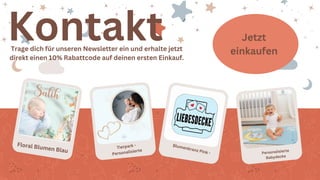 Kontakt
Trage dich für unseren Newsletter ein und erhalte jetzt
direkt einen 10% Rabattcode auf deinen ersten Einkauf.
Jetzt
einkaufen
Floral Blumen Blau
Tierpark -
Personalisierte
Blumenkranz Pink - Personalisierte
Babydecke
 
