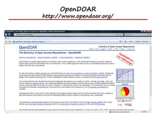 OpenDOAR
http://www.opendoar.org/
 
