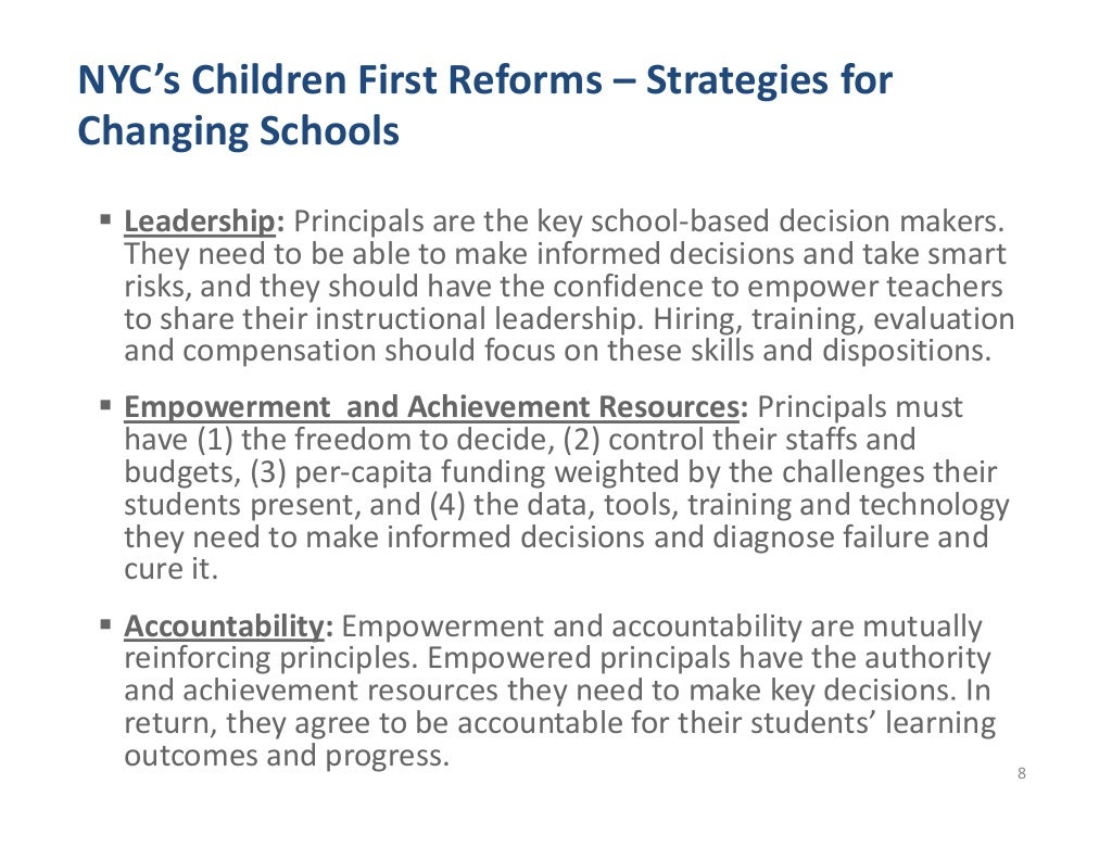 Using Teacher Evaluation To Improve School Performance