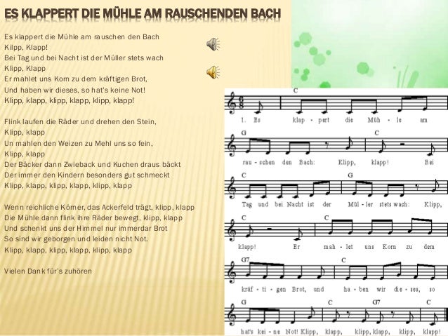 Lieder auf deutsch mit texte