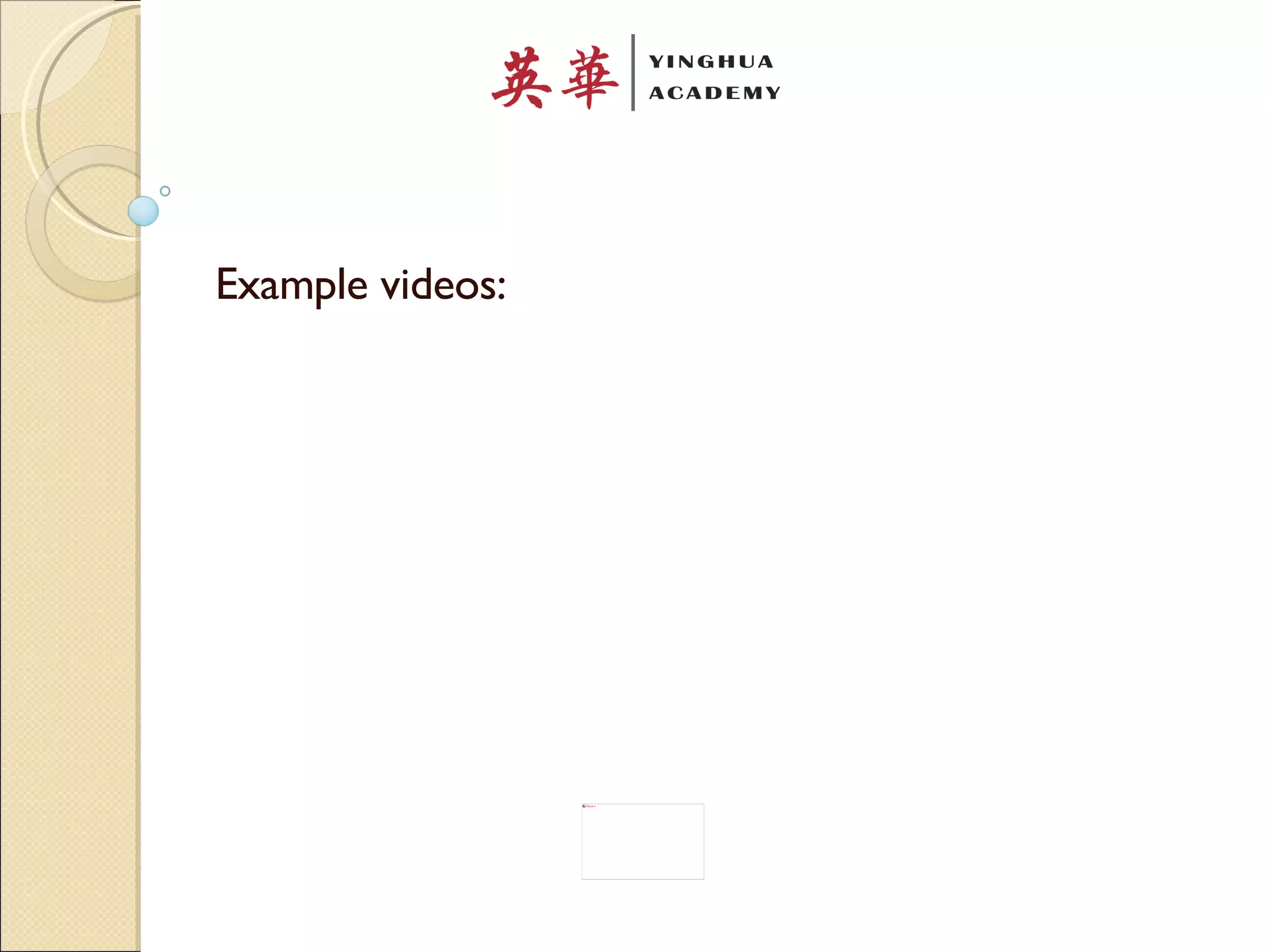Example videos: 
