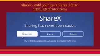 Sharex - outil pour les captures d'écran
https://getsharex.com/
 