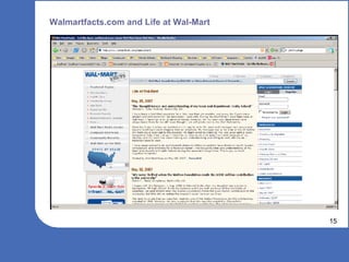 Walmartfacts.com and Life at Wal-Mart 